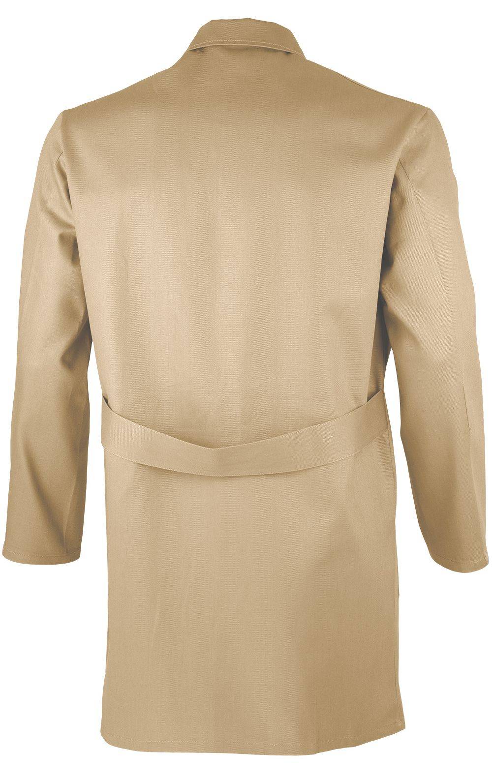 Qualitex Arbeitsjacke 'classic' in khaki, Größe: 90 - Berufsmantel BW 270 g - klassischer Laborkittel