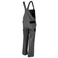 Qualitex Arbeitshose 'image' in mittelgrau/schwarz, Größe: 52 - Latzhose MG 300 g - stylische Blaummann Qualitex Arbeitshose 'image' in mittelgrau/schwarz, Größe: 52 - Latzhose MG 300 g - stylische Blaummann