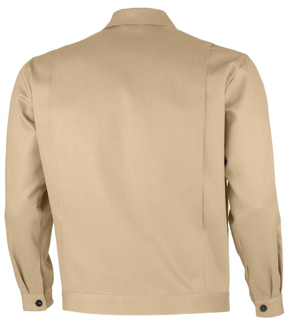 Qualitex Arbeitsjacke 'favorit' in khaki, Größe: 62 - Bundjacke BW 320 g strapazierfähige Werkstattjacke