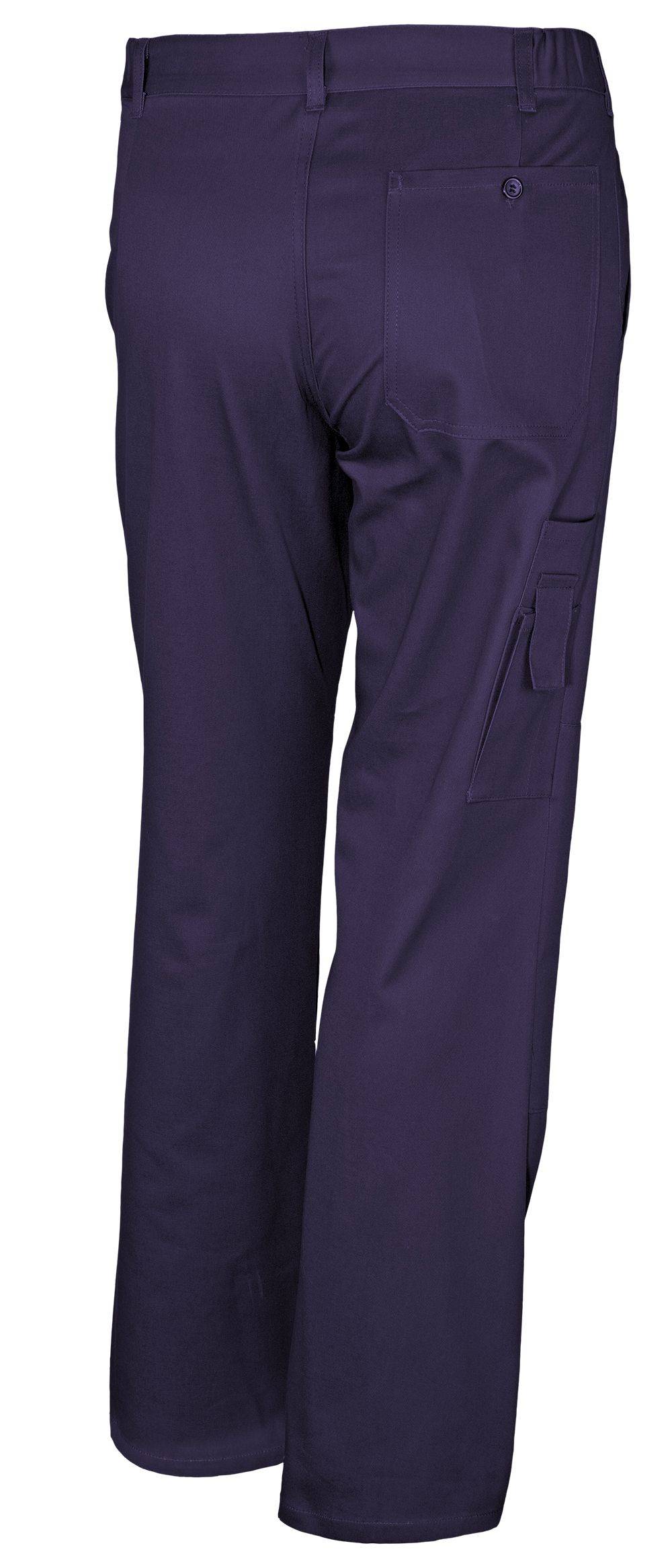 Qualitex Arbeitshose 'basic' in hydronblau, Größe: 46 - Bundhose BW 240 g - standard Werkstatthose