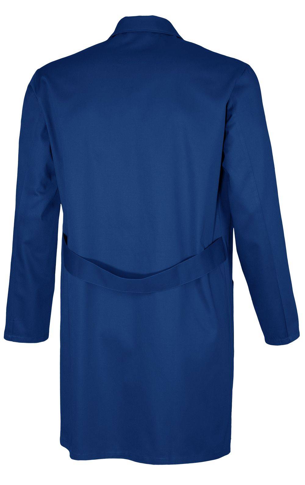 Qualitex Arbeitsjacke 'basic' in kornblau, Größe: 48 - Berufsmantel BW 240 g - standard Laborkittel