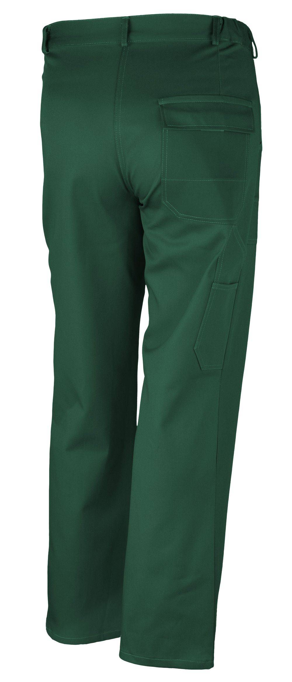 Qualitex Arbeitshose 'favorit' in grün, Größe: 26 - Bundhose BW 320 g - strapazierfähige Werkstatthose
