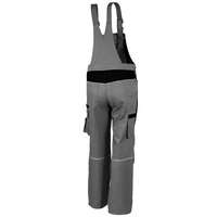 Qualitex Arbeitshose 'PRO' in grau/schwarz, Größe: 25 - Latzhose MG 245 g - Blaumann für PROfessionals Qualitex Arbeitshose 'PRO' in grau/schwarz, Größe: 25 - Latzhose MG 245 g - Blaumann für PROfessionals