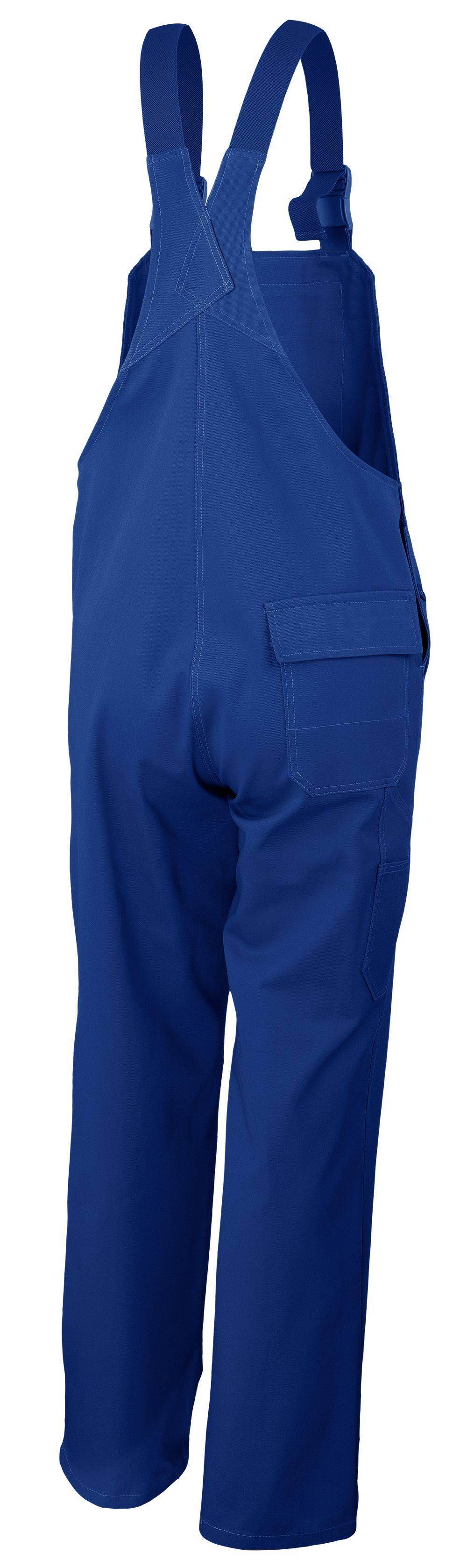 Qualitex Arbeitshose 'favorit' in kornblau, Größe: 98 - Latzhose BW 320 g - strapazierfähiger Blaumann