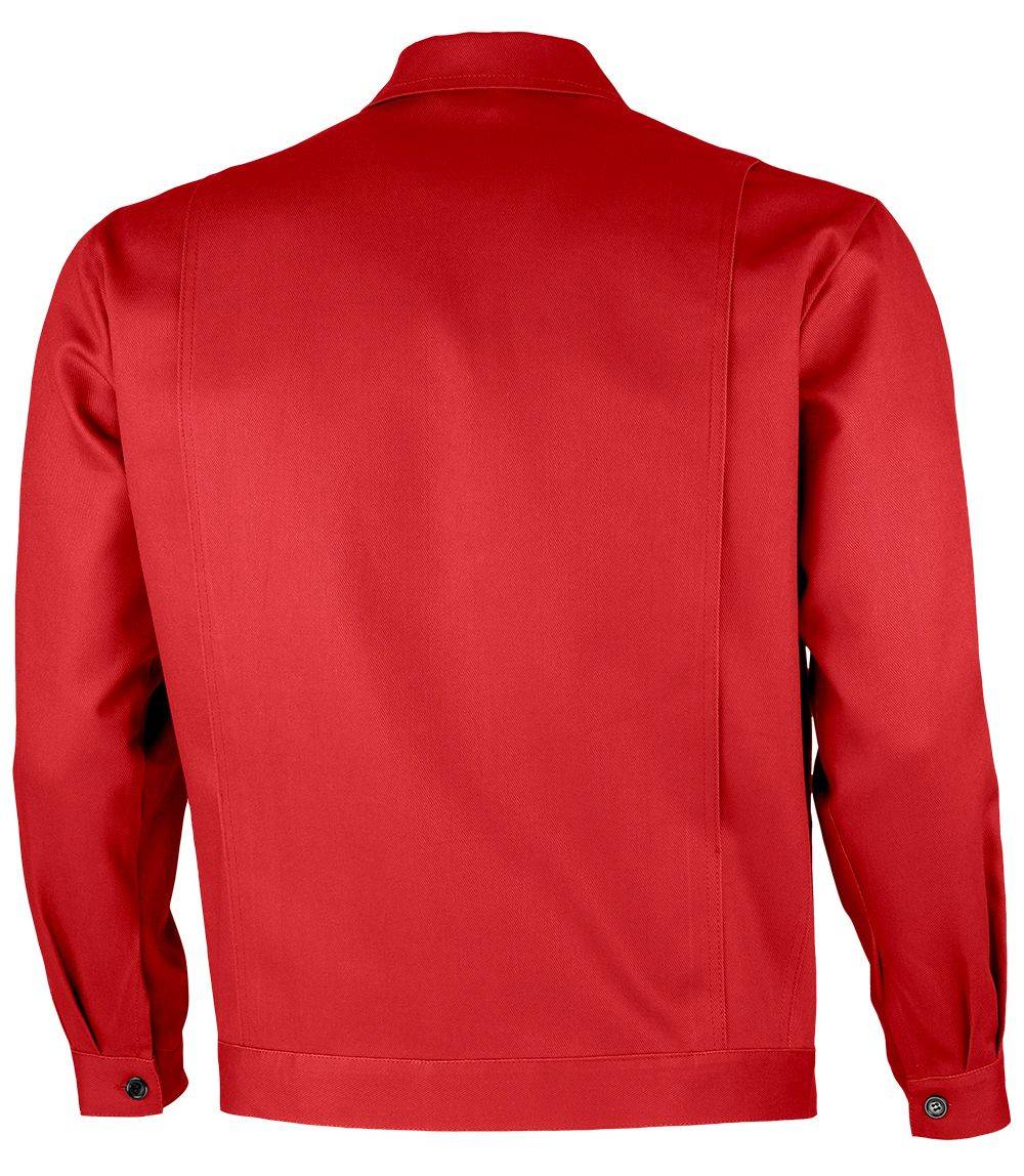 Qualitex Arbeitsjacke 'classic' in rot, Größe: 110 - Bundjacke BW 270 g - klassische Werkstattjacke