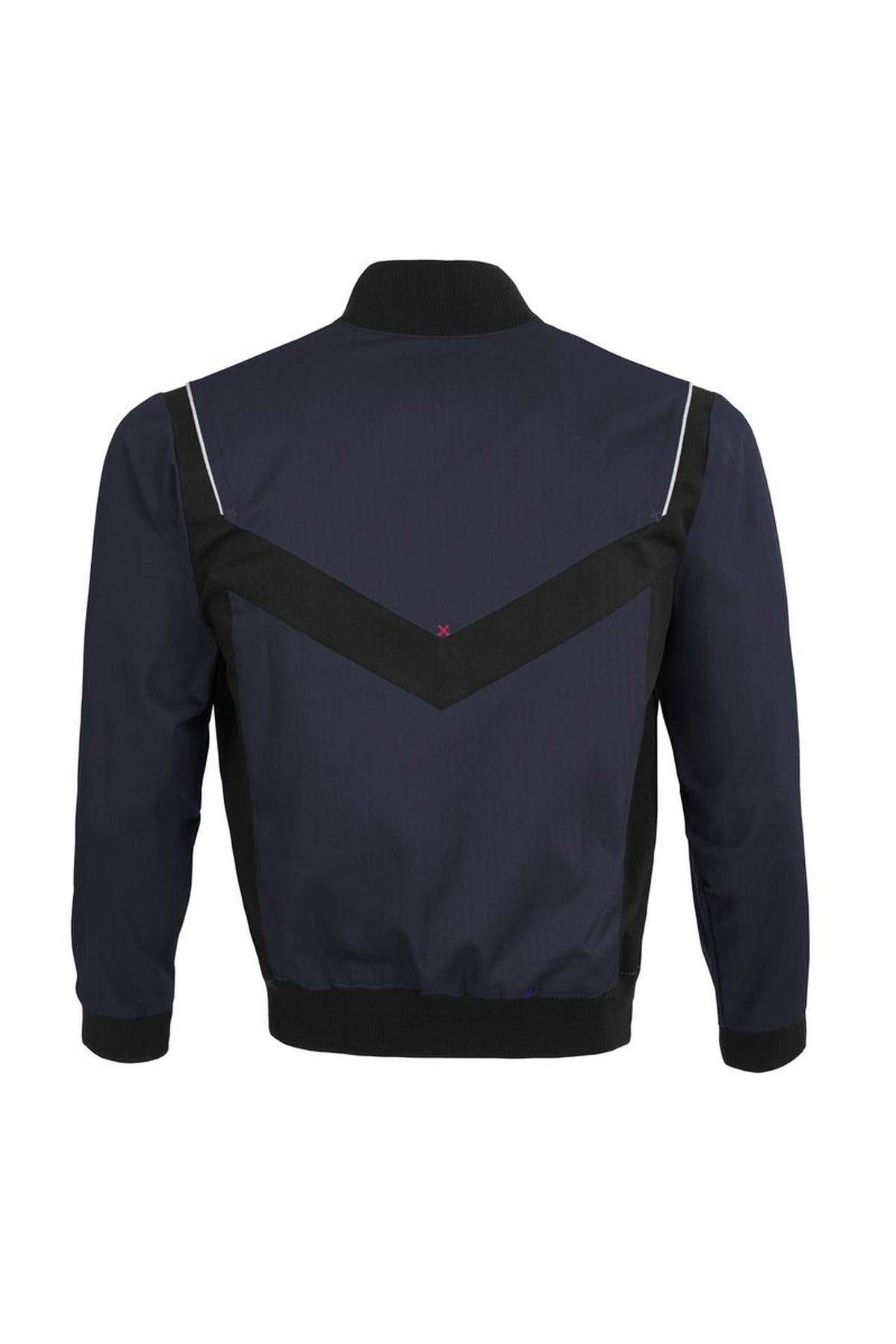 Qualitex Arbeitsjacke 'X-Serie' in marine/schwarz, Größe: M - X-trem strapazierfähige Bundjacke - Werkstattjacke