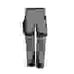 Qualitex Arbeitshose 'IRON' in grau/schwarz, Größe: 60 - moderne Bundhose - funktionale Werkstatthose