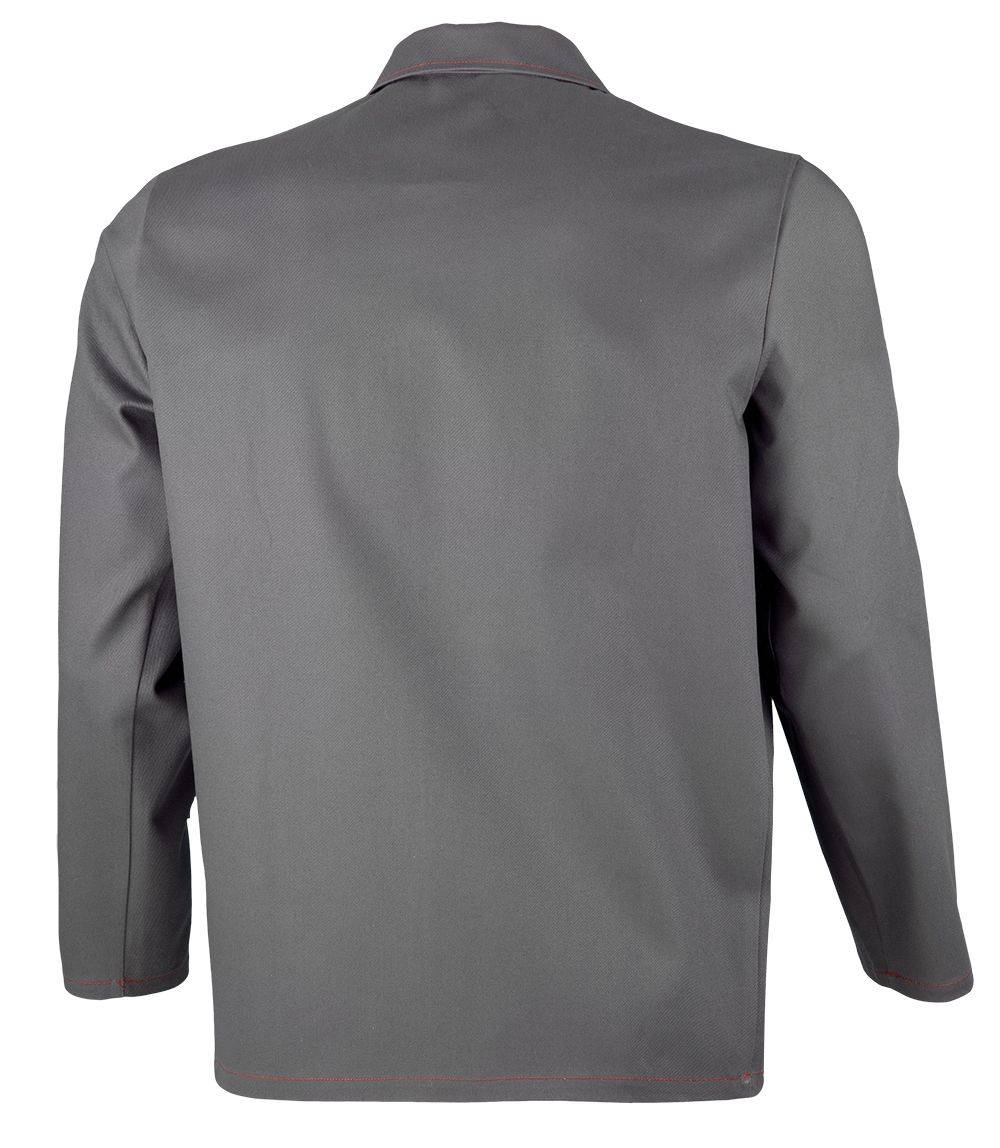 Qualitex Arbeitsjacke 'robust' in dunkelgrau, Größe: 106 - Langjacke BW 370 g - Schweisser-Werkstattjacke