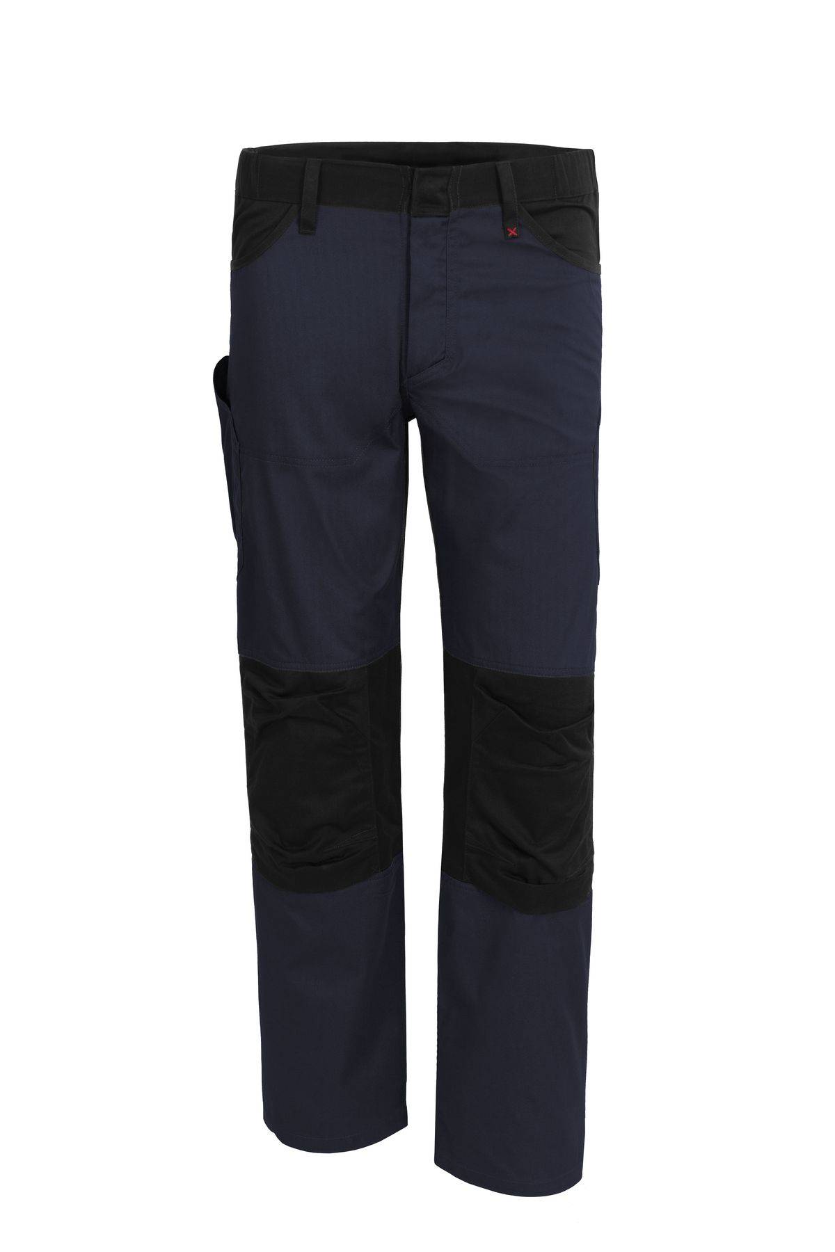 Qualitex Arbeitshose 'X-Serie' in marine/schwarz, Größe: 68 - X-trem strapazierfähige Bundhose - Werkstatthose