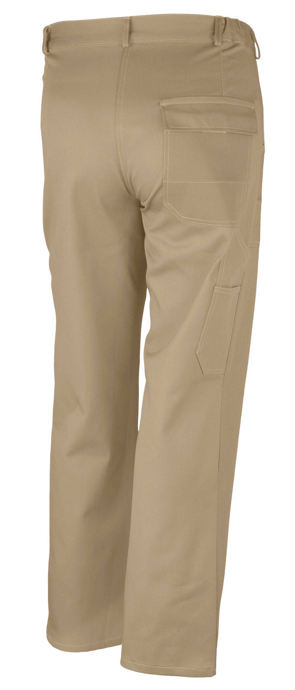 Qualitex Arbeitshose 'favorit' in khaki, Größe: 48 - Bundhose BW 320 g - strapazierfähige Werkstatthose