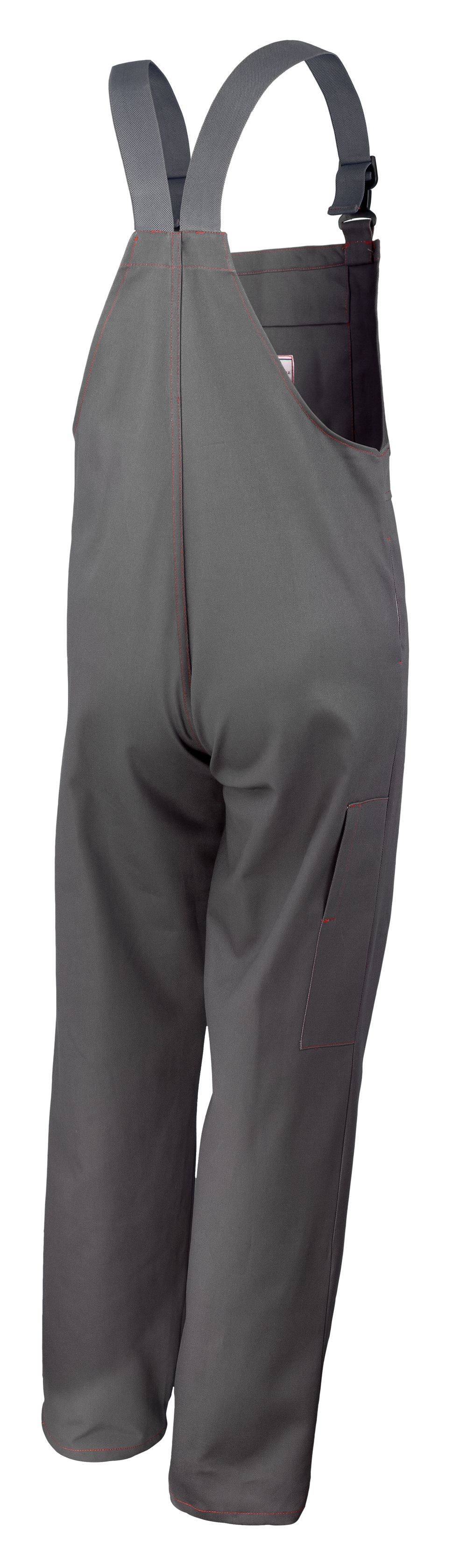 Qualitex Arbeitshose 'robust' in dunkelgrau, Größe: 64 - Latzhose BW 370 g - Schweisser-Blaummann