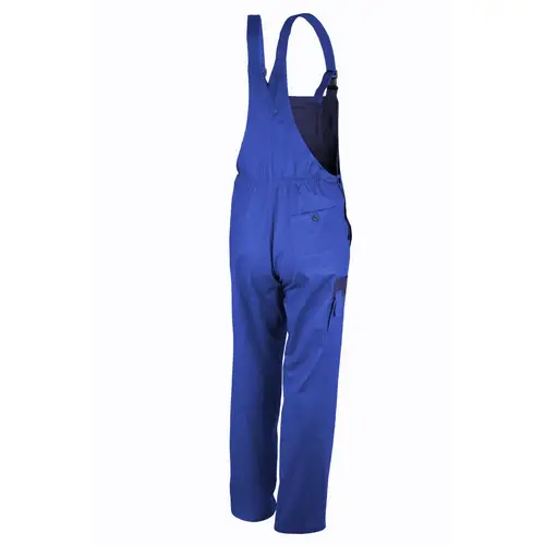 Qualitex Arbeitshose 'basic 2-farbig' in kornblau/marine, Größe: 56 - Latzhose BW 240 g - standard Blaumann Qualitex Arbeitshose 'basic 2-farbig' in kornblau/marine, Größe: 56 - Latzhose BW 240 g - standard Blaumann