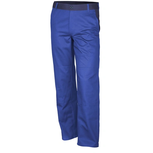 Qualitex Arbeitshose 'basic 2-farbig' in kornblau/marine, Größe: 90 - Bundhose BW 240 g - standard Werkstatthose Qualitex Arbeitshose 'basic 2-farbig' in kornblau/marine, Größe: 90 - Bundhose BW 240 g - standard Werkstatthose