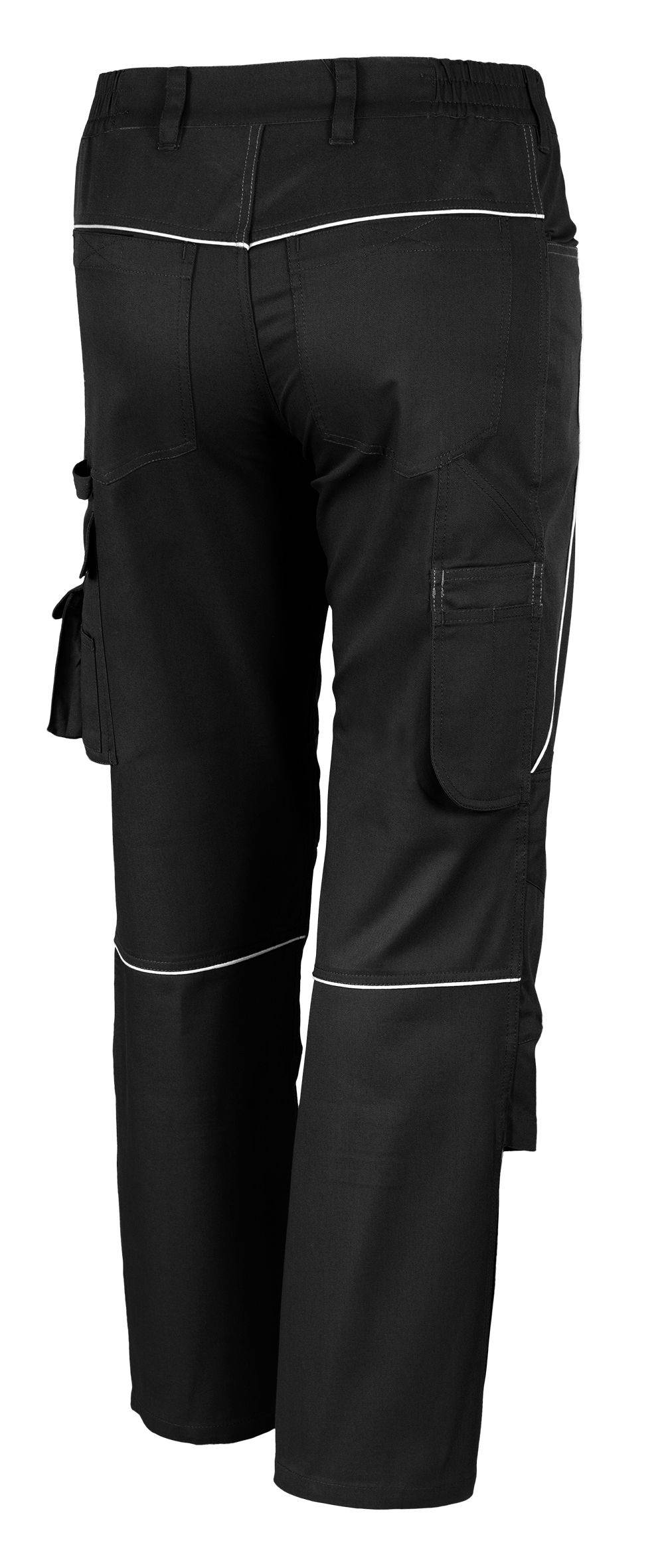 Qualitex Arbeitshose 'PRO' in schwarz, Größe: 24 - Bundhose MG 245 g - PROfessionals-Werkstatthose