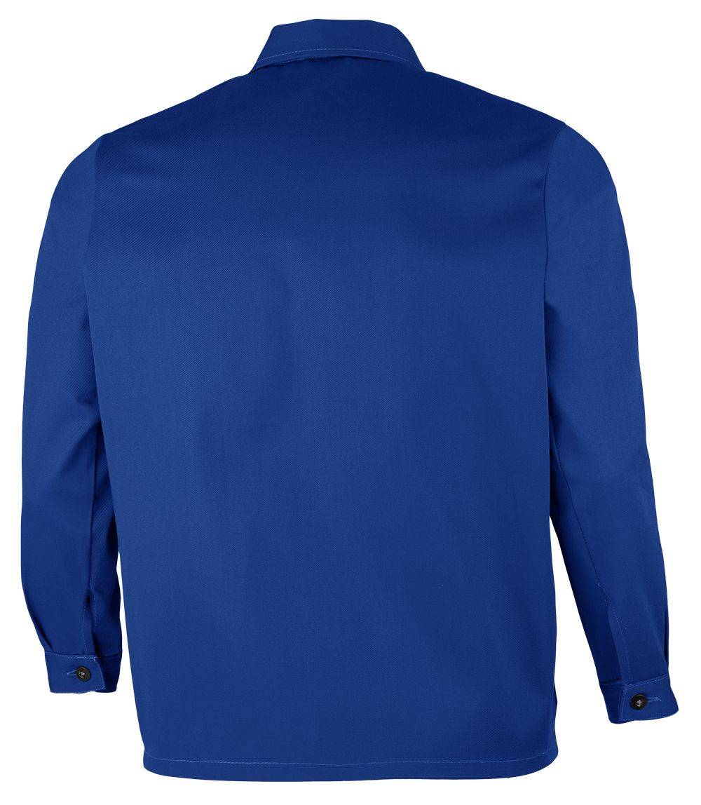 Qualitex Arbeitsjacke 'favorit' in kornblau, Größe: 24 - Langjacke BW 320 g strapazierfähige Werkstattjacke