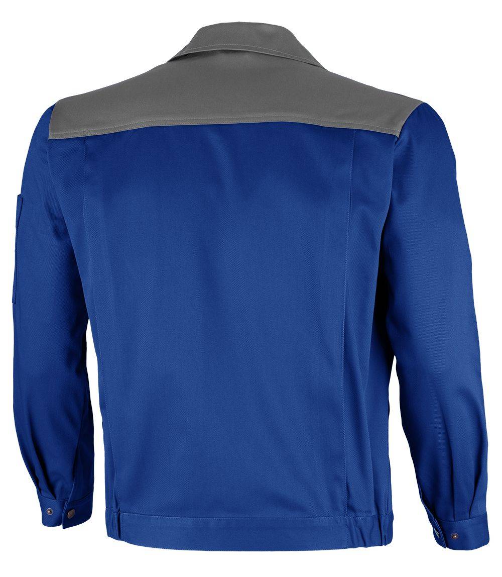 Qualitex Arbeitsjacke 'image' in kornblau/hellgrau, Größe: 90 - Bundjacke MG 300 g - stylische Werkstattjacke