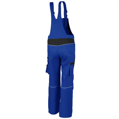 Qualitex Arbeitshose 'PRO' in kornblau/schwarz, Größe: 62 - Latzhose MG 245 g - Blaumann für PROfessionals Qualitex Arbeitshose 'PRO' in kornblau/schwarz, Größe: 62 - Latzhose MG 245 g - Blaumann für PROfessionals