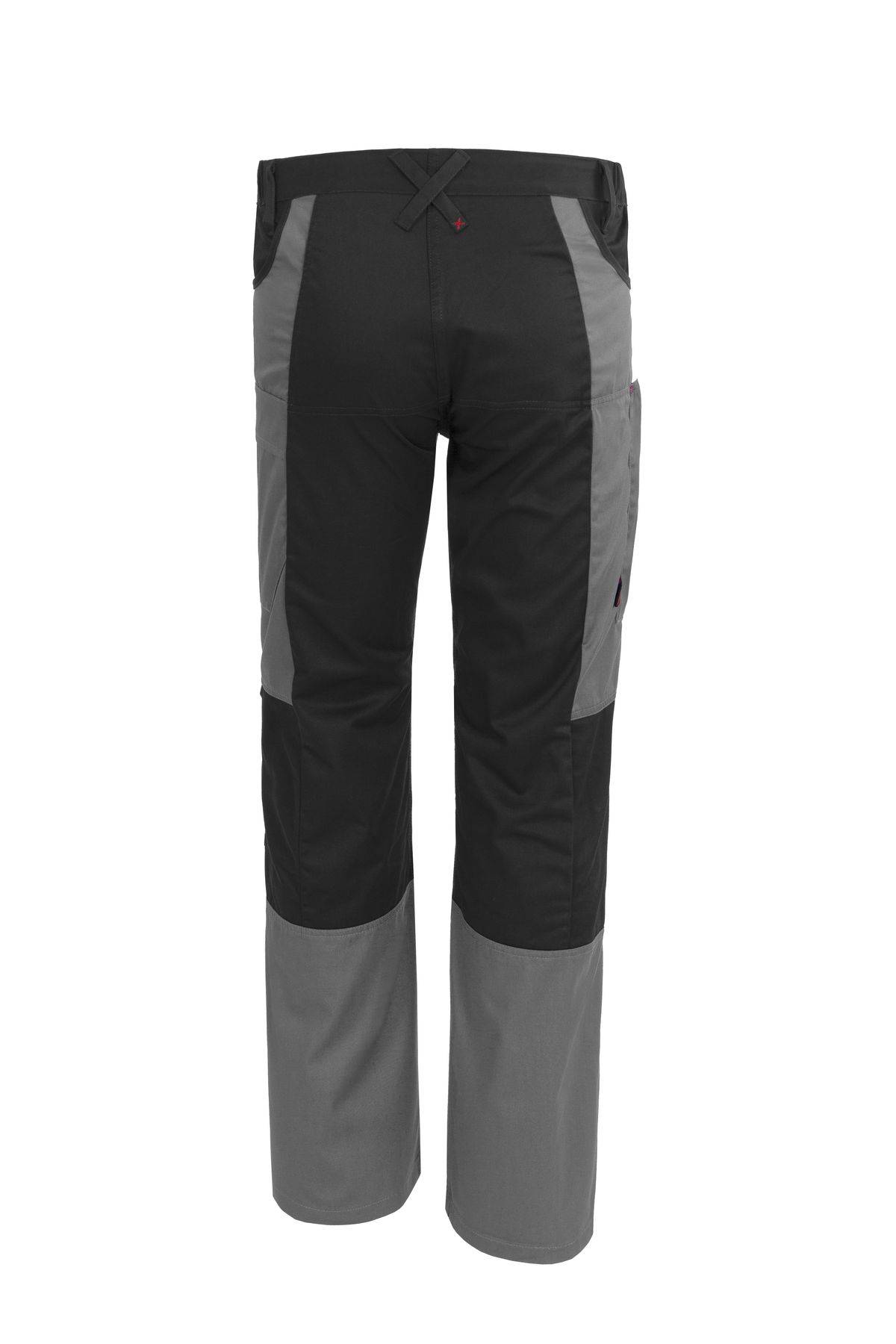 Qualitex Arbeitshose 'X-Serie' in grau/schwarz, Größe: 44 - X-trem strapazierfähige Bundhose - Werkstatthose