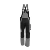 Qualitex Arbeitshose 'X-Serie' in grau/schwarz, Größe: 102 - X-trem strapazierfähige Latzhose - Blaumann Qualitex Arbeitshose 'X-Serie' in grau/schwarz, Größe: 102 - X-trem strapazierfähige Latzhose - Blaumann