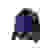 Qualitex Arbeitsjacke 'IRON' in kornblau/schwarz, Größe: M - moderne Bundjacke - funktionale Werkstattjacke
