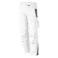 Qualitex Arbeitshose 'PRO' in weiß/grau, Größe: 72 - Bundhose MG 245 g - PROfessionals-Werkstatthose Qualitex Arbeitshose 'PRO' in weiß/grau, Größe: 72 - Bundhose MG 245 g - PROfessionals-Werkstatthose