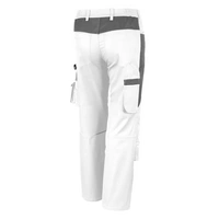 Qualitex Arbeitshose 'PRO' in weiß/grau, Größe: 72 - Bundhose MG 245 g - PROfessionals-Werkstatthose Qualitex Arbeitshose 'PRO' in weiß/grau, Größe: 72 - Bundhose MG 245 g - PROfessionals-Werkstatthose