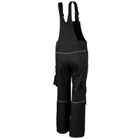 Qualitex Arbeitshose 'PRO' in schwarz, Größe: 50 - Latzhose MG 245 g - Blaumann für PROfessionals Qualitex Arbeitshose 'PRO' in schwarz, Größe: 50 - Latzhose MG 245 g - Blaumann für PROfessionals
