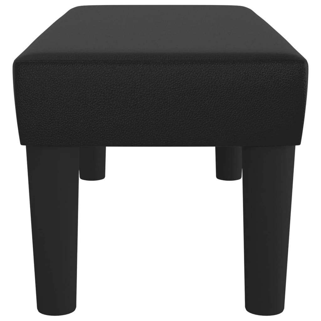 vidaXL Sitzbank Schwarz 70x30x30 cm Kunstleder