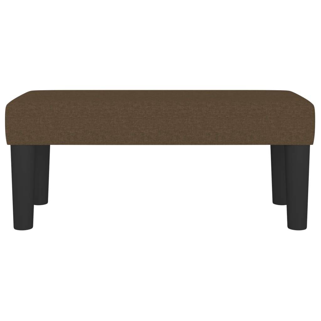 vidaXL Sitzbank Dunkelbraun 70x30x30 cm Stoff