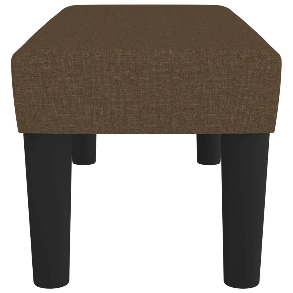 vidaXL Sitzbank Dunkelbraun 70x30x30 cm Stoff