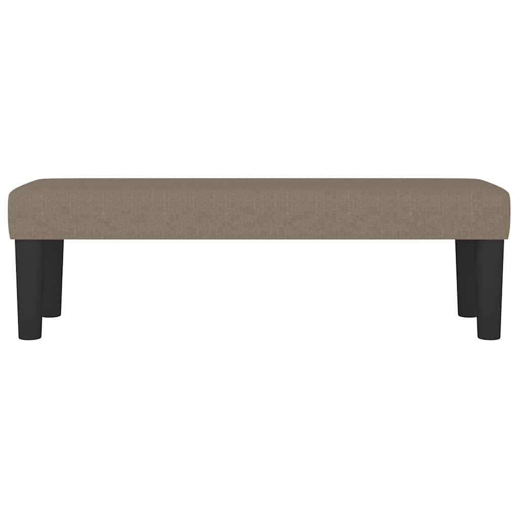 vidaXL Sitzbank Taupe 100x30x30 cm Stoff