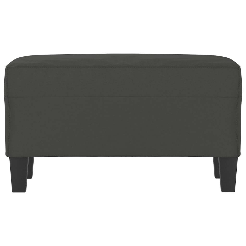 vidaXL Sitzbank Dunkelgrau 70x35x41 cm Mikrofasergewebe