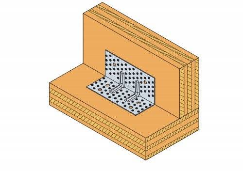 Simpson Winkel für Höhenausgleich 200x100x255x3