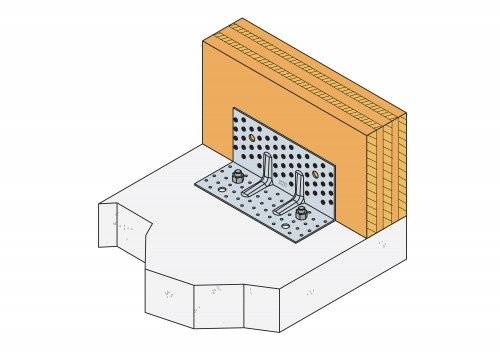 Simpson Winkel für Höhenausgleich 200x100x255x3