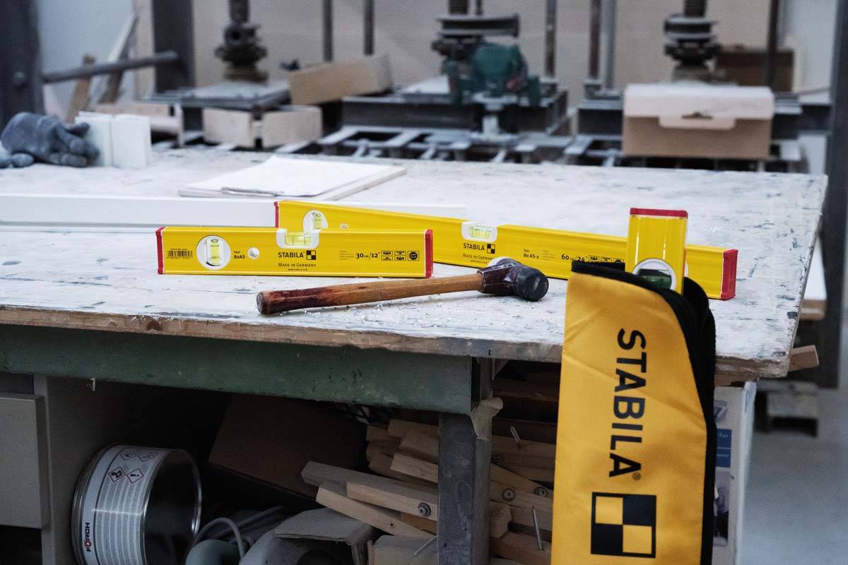 Stabila PRO SET 80 AS, 4-teiliges Wasserwaagen-Set: 120 cm / 60 cm / 30 cm