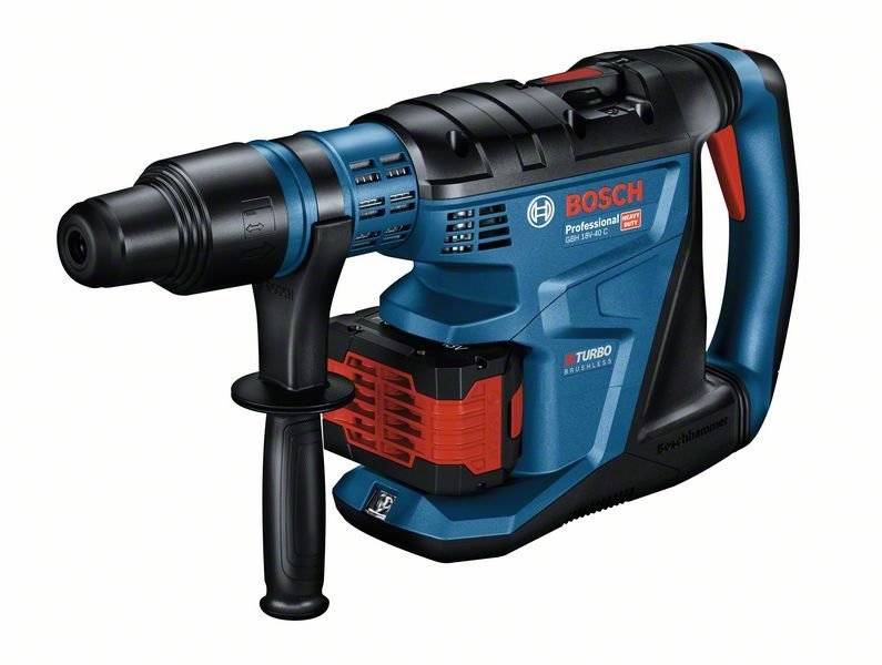 BOSCH Bosch Akku-Bohrhammer, GBH 18V-40 C incl. ohne Akku Akku-Spannung 18V Aufbewahrungsart Systemkoffer - 1 Stück