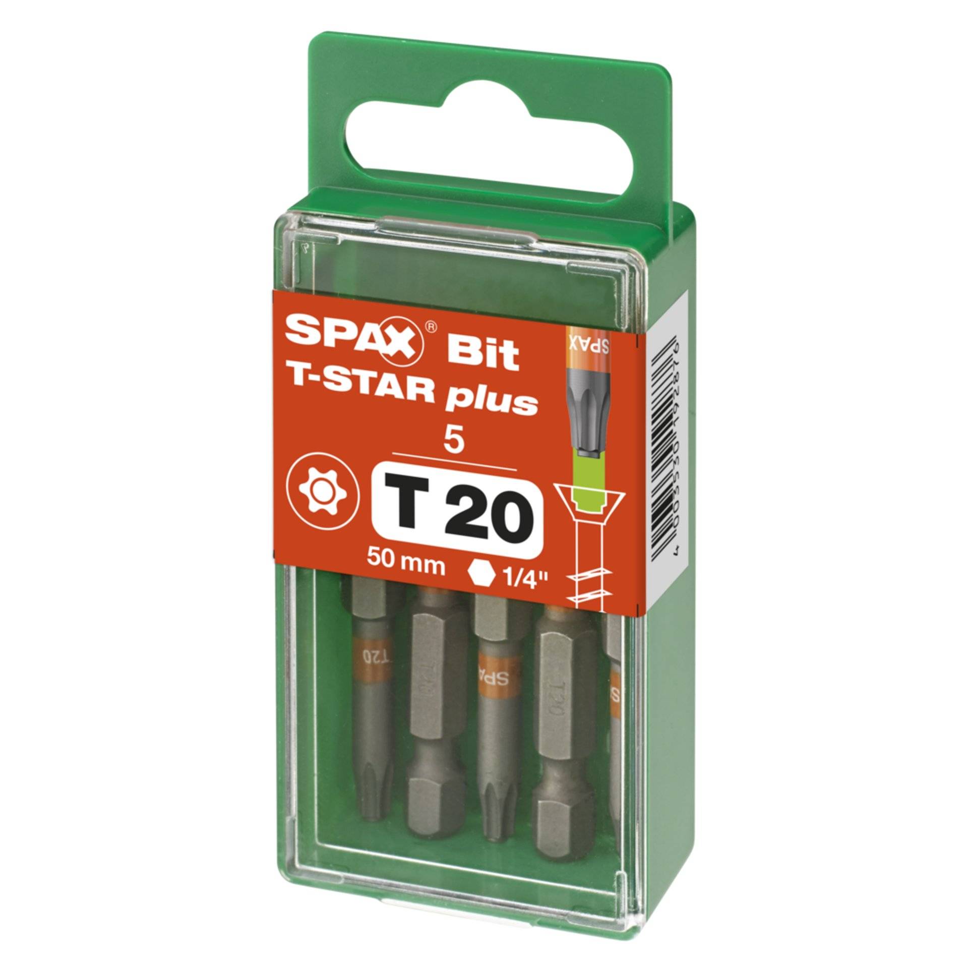 SPAX T20 T-STAR Plus Bits 5 St. 5000009193209