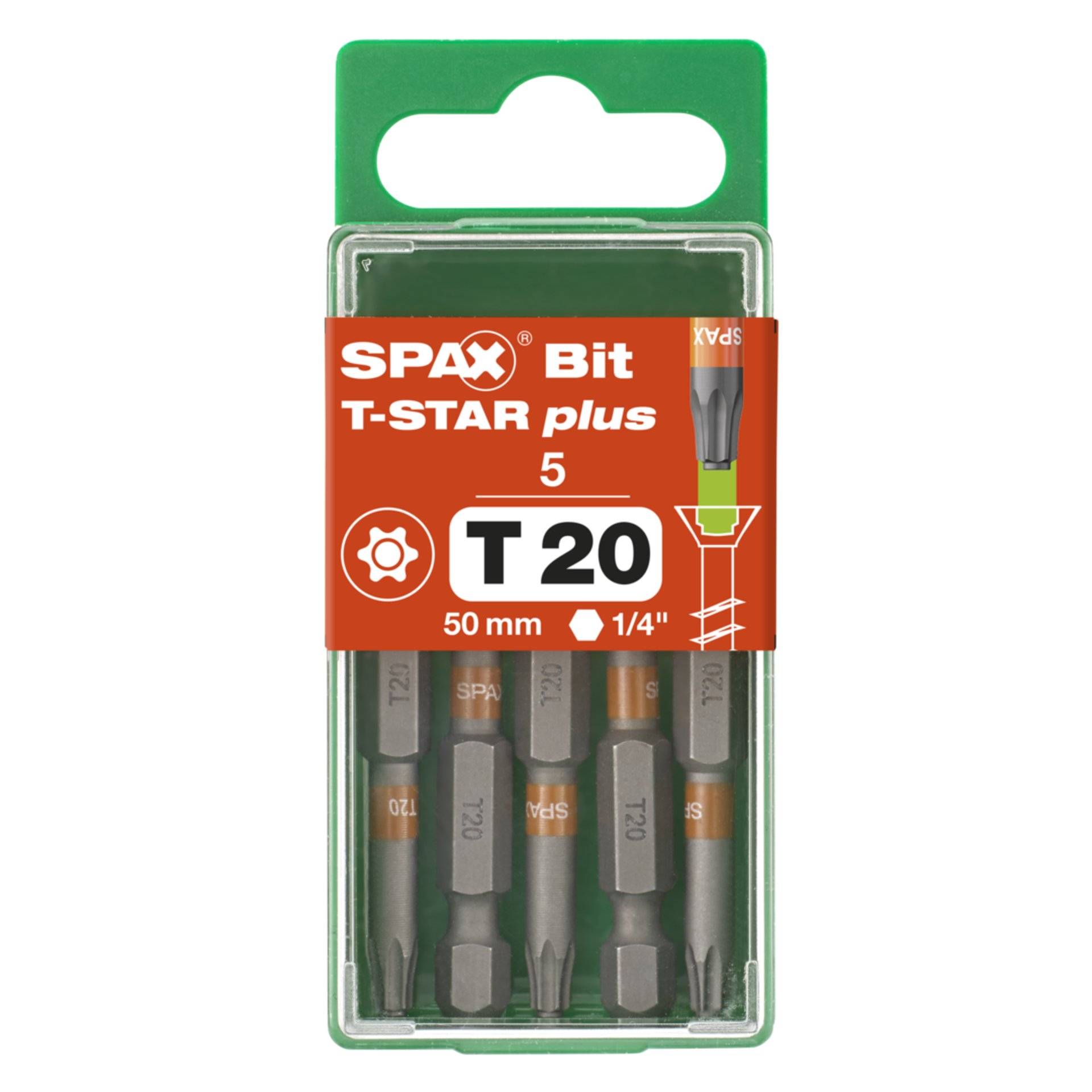 SPAX T20 T-STAR Plus Bits 5 St. 5000009193209