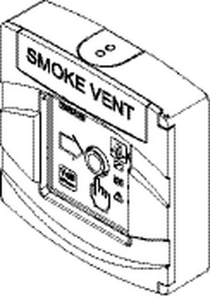 GEZE RWA Taster orange AP VdS 161282FT 4 A 24 V DC