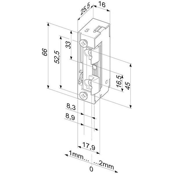 Elektr.Türöffner 118E HZ Profix 2 ohne Entr.