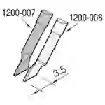 JBC Entlötspitze Serie C120 für Dual-In-Line, C120007/3,5 mm, schräg, rechts JBC Entlötspitze Serie C120 für Dual-In-Line, C120007/3,5 mm, schräg, rechts