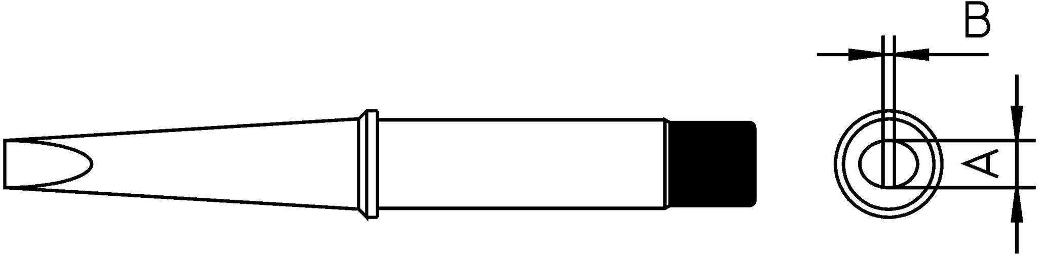 CT6 C8 Lötspitze Meißelform 425°C, 3,2 mm