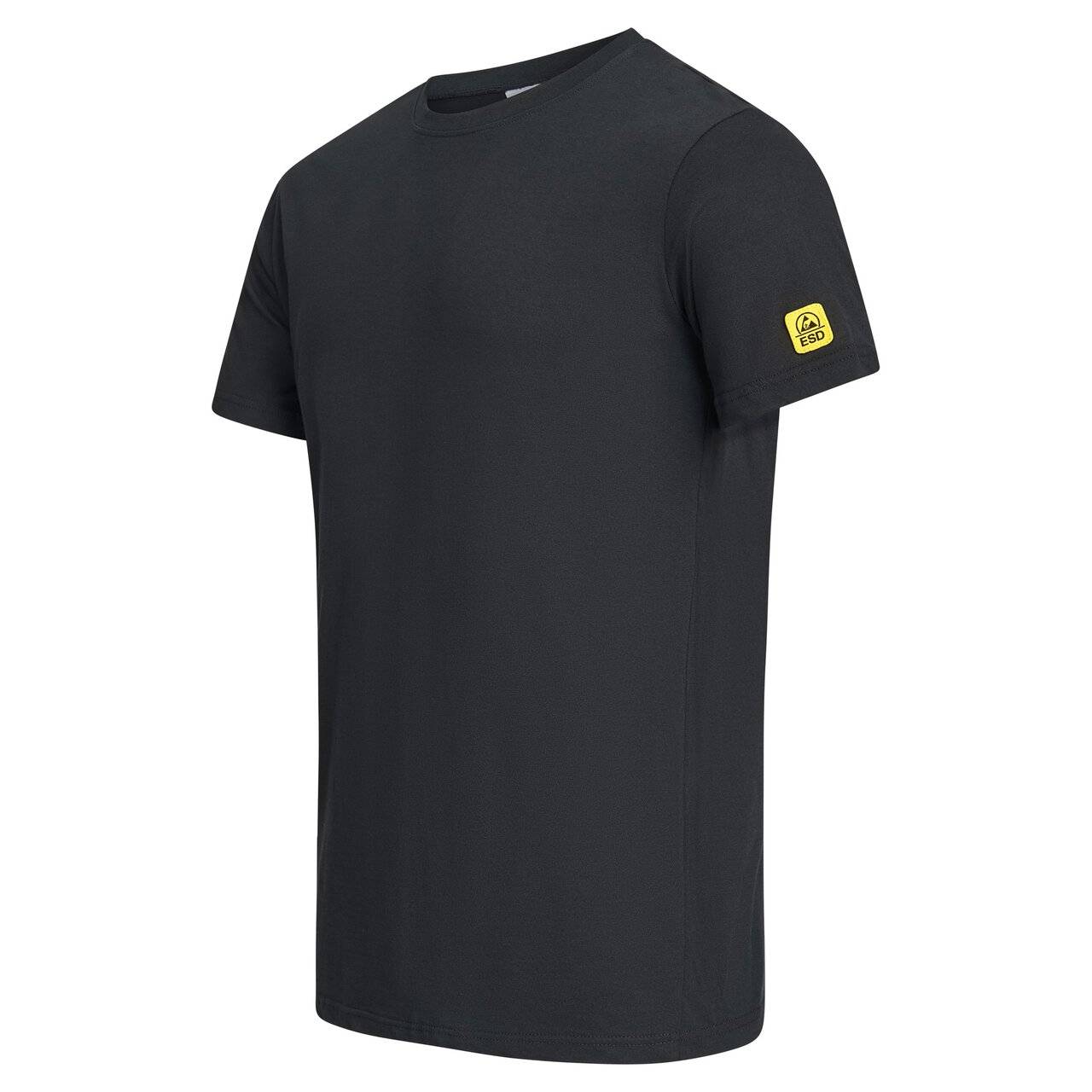 ESD-T-Shirt mit Rundhals, Eco Line, schwarz, 3XL