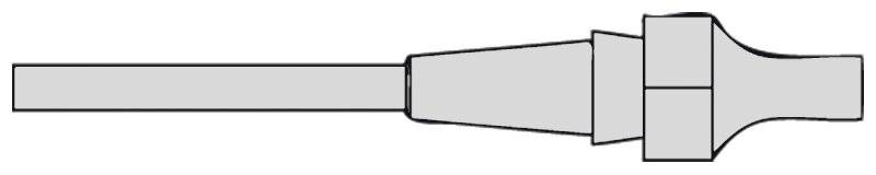 XDS 5 Saugdüse, Innen 1,8 mm, Außen 3,3 mm