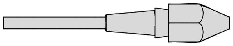 XDS 1 Saugdüse, Innen 1,4 mm, Außen 2,5 mm
