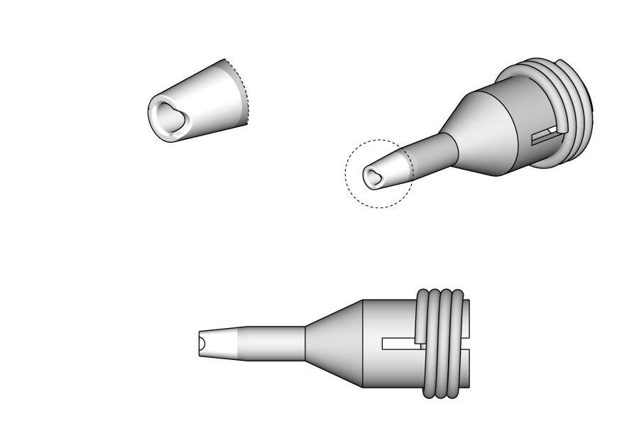Entlötdüse für Padreinigung, D: 0,8 mm, C360012