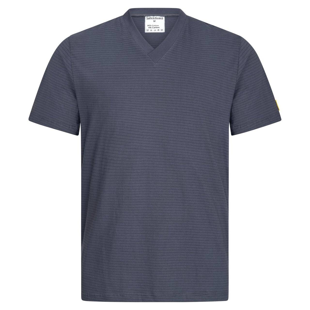 ESD-T-Shirt, V-Ausschnitt, 150g/m², dunkelgrau, S