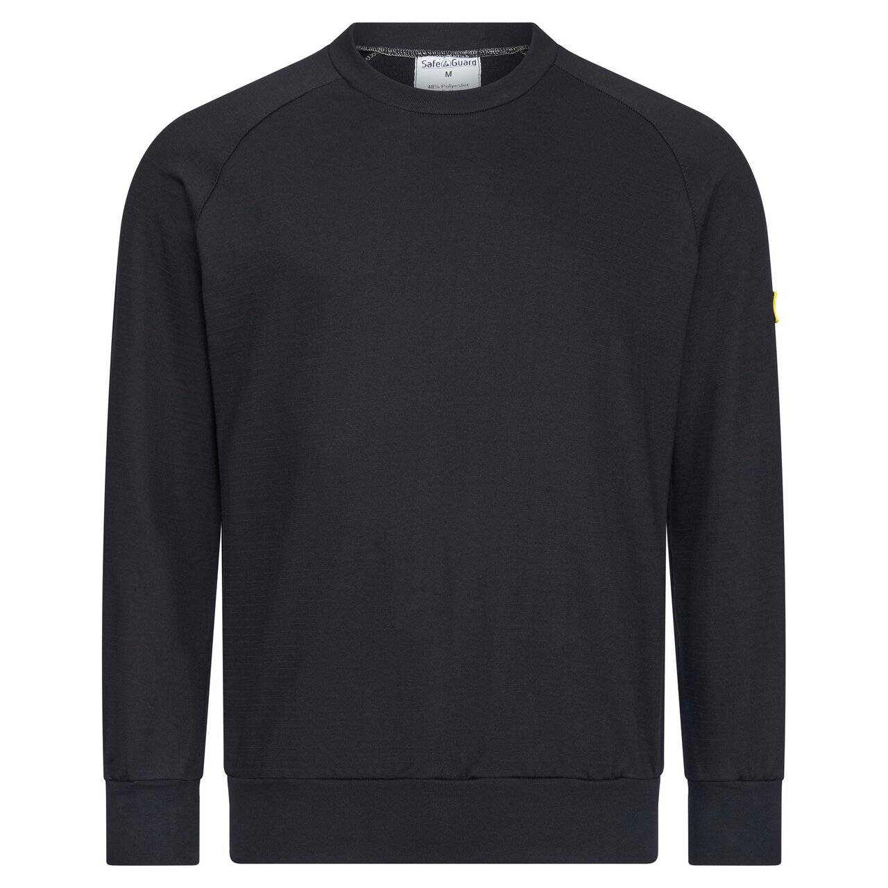 ESD-Sweatshirt, rundhals, 280g/m², schwarz, S