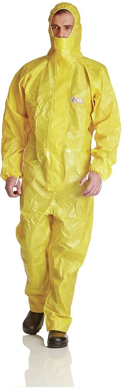 Schutzanzug ProSafe® XP3000 Overall PSXP-3XL Größe XXXL Farbe gelb Ausführung ohne Füßlinge
