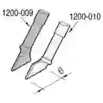 JBC Entlötspitze Serie C120 für Dual-In-Line, C120009/6,0 mm, schräg, rechts JBC Entlötspitze Serie C120 für Dual-In-Line, C120009/6,0 mm, schräg, rechts